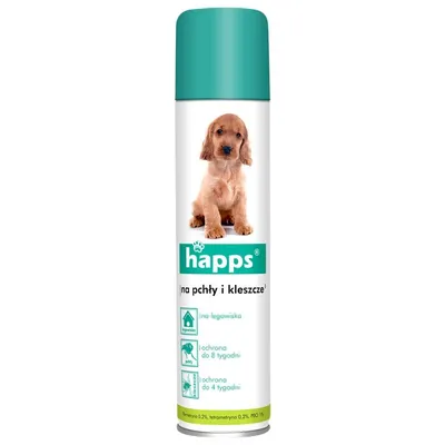 HAPPS Aerozol na pchły i kleszcze dla psów 250 ml