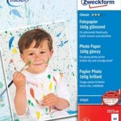 Papier Fotograficzny Powlekany Mega Pack 160g 60szt. Avery 210x297 Biały Wysokobłyszczący No.2573-60