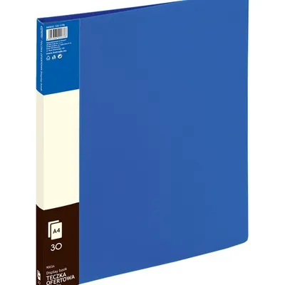 Teczka ofertowa 9003 A 30 koszulek GRAND niebieska