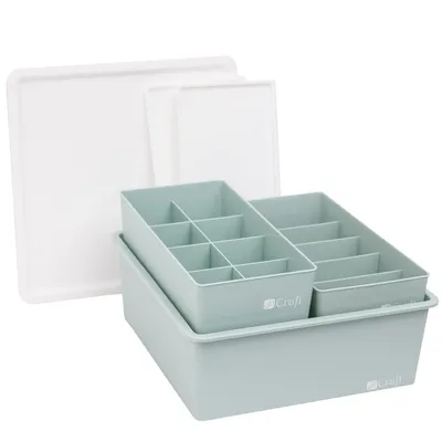 Organizer Pudełko Do Przechowywania 300x300x110mm Mint / DpCraft