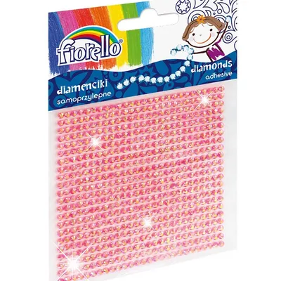 Diamenciki samoprzylepne Fiorello GR- DS04 różowe małe