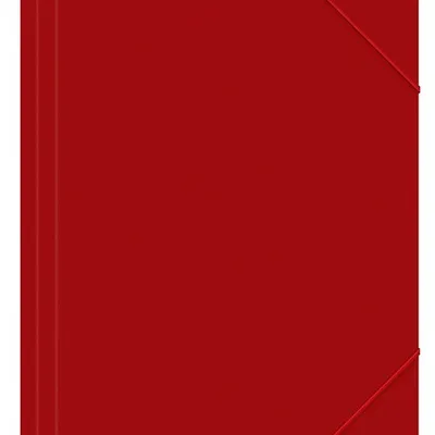 Teczka Z Gumką Office Products A4 PP 500 mikr. 3-Skrz. Czerwona