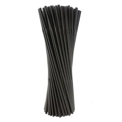 Słomki Łamane 5mm x 210mm Wilokrotnego Użytku 500szt. Czarne /Godan
