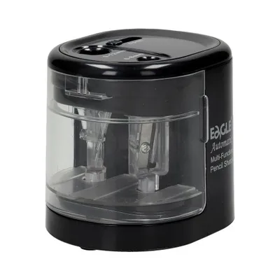 Temperówka na baterie EAGLE EG-5161USB dwuotworowa czarna
