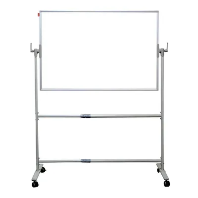 Tablica Obrotowa Dwustronnie Suchościerana Magnetyczna Biała Rama Aluminiowa Prestige 200x100 cm /Memobe