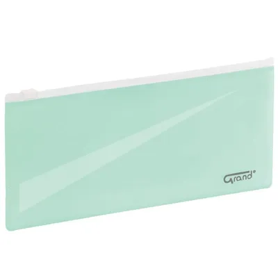 Koperta z zamkiem strunowym 240x118mm GRAND GR-P053 zielony