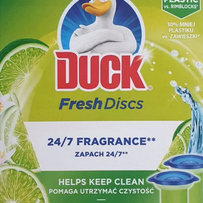 Żel Wc Duck 2x36ml Punktowy Lime Zapas