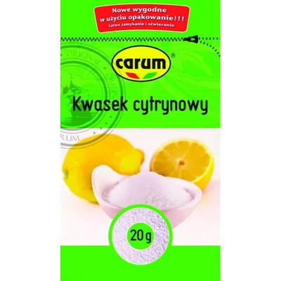 Kwasek Cytrynowy Carum 20 G