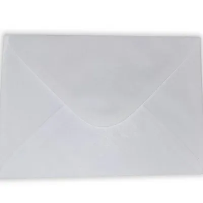 Koperty C6 NK Białe (114x162 mm) A'1000 Klapka Zaokrąglona /Ad