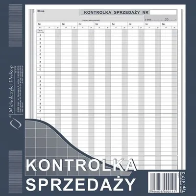 Kontrolka Sprzedaży 2/3 A4 Offset 417-2 /MiP