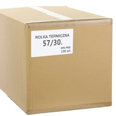 Rolka Termiczna 57x30 karton 120 sztuk