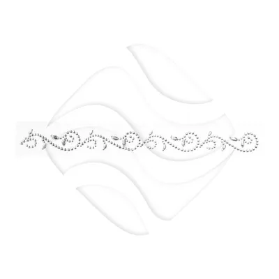 Kryształki Samoprzylepne Liana 40x250mm (251105) Srebrny /Argo