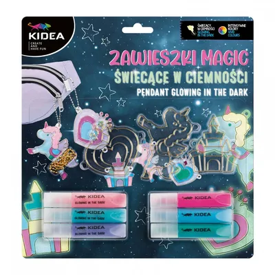Zawieszki Magic Świecące w Ciemności /Kidea
