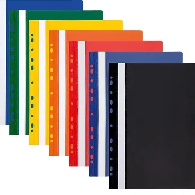 Skoroszyt A4 PVC z europerforacją (żółty) 10 szt. / Panta Plast