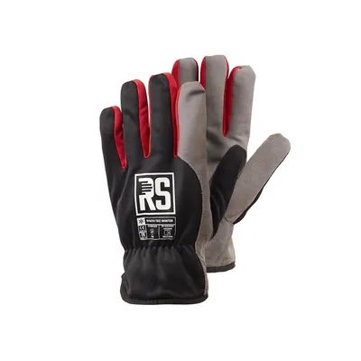 Rękawice Ocieplane RS Synth Tec Winter Rozm. 10 Czarne /RS-Schutz