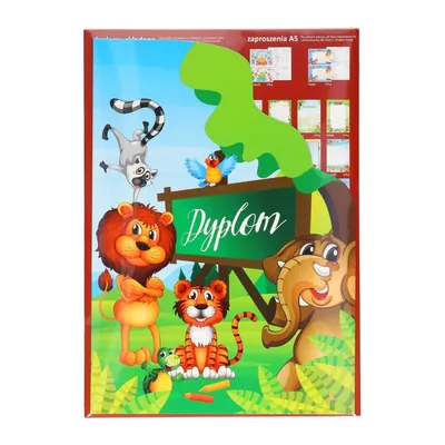 Dyplom Galeria Papieru A4 250g Przyjaciele (Napisy) 10szt. /Argo 219125