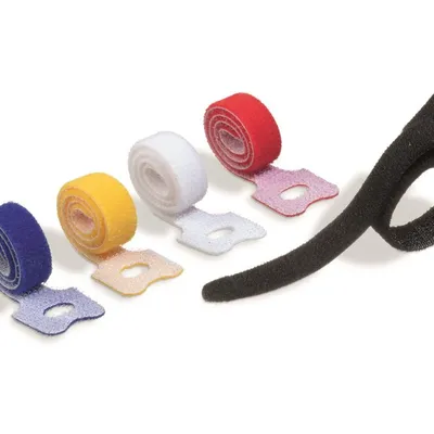 Opaska rzep do spinania kabli 200 mm x 10 mm op. 5 szt. mix kolor CAVOLINE GRIP TIE / Durable