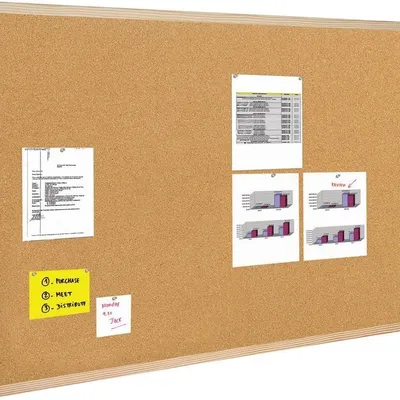 Tablica Korkowa 60x40 Drewno /Bi-Office
