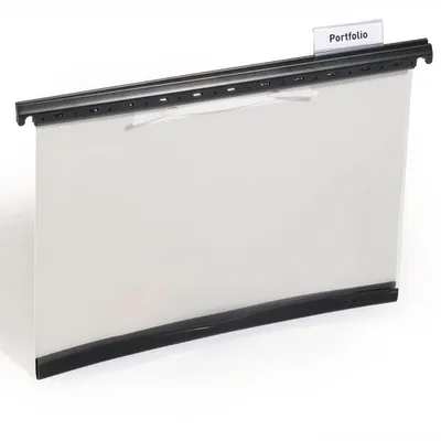 Teczka Zawieszana A4 PP Mechanizm Indeksy Etykiety Listwa Szara /Durable 256510
