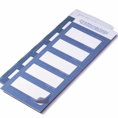 Identyfikator Samoprzylepny z Materiału 30x60mm 50szt. Niebieski /Durable 860506