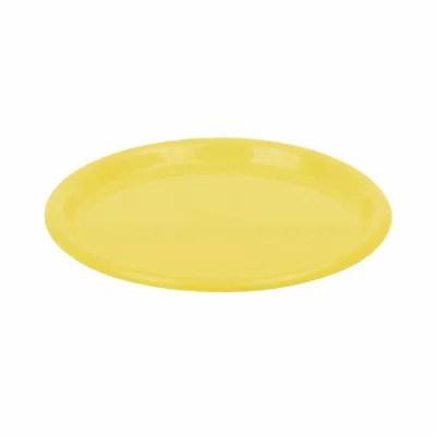 Talerz Plastikowy 25,5cm (szt.) Okrągły Party Żółty / Mintra