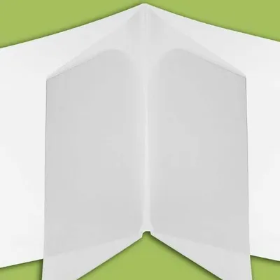 Folder Prezentacyjny Green Line Tarifold Z 2 Klapkami A4 6 Szt. Biały