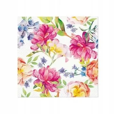 Serwetki 33x33cm A'20 (SDL138000) Orchid with Peony /Paw