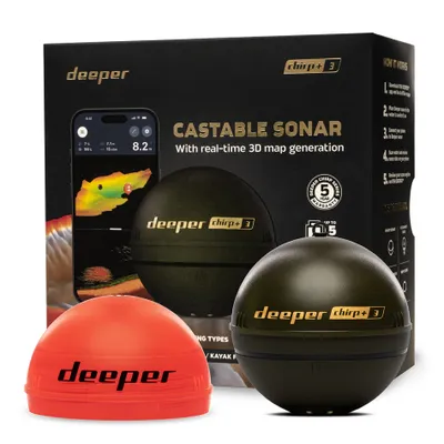 Echosonda wyrzutowa Deeper Chirp+3 3D z GPS