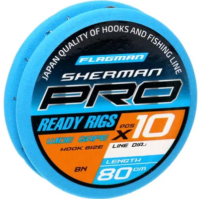 Przypon gotowy Flagman Sherman Pro Wide Gape Ready Rigs