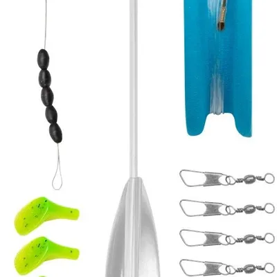 Zestaw z plecionką agrafkami stoperami i spirulino Zebco Ready2Fish