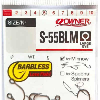 Hak spinningowy OWNER S-55BLM