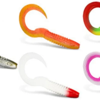 Guma spiningowa Delphin TwistaX Eeltail Uvs