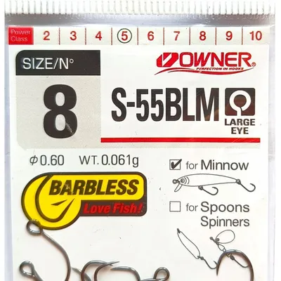 Hak spinningowy OWNER S-55BLM
