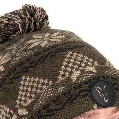 Czapka zimowa FOX Carp Festive Bobble