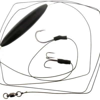 Przypon sumowy Flagman Catfish Rig Two Single Hook Float