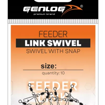 Agrafka z krętlikiem Genlog Link Swivel