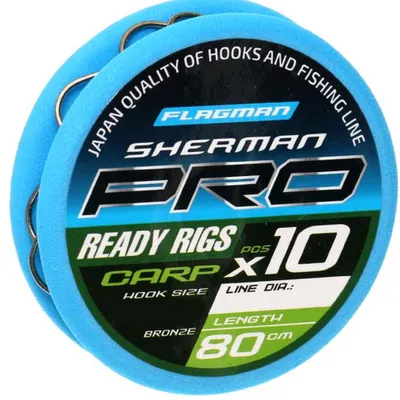 Przypon gotowy Flagman Sherman Pro Carp Ready Rigs