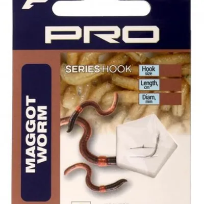 Haczyki Flagman Pro Maggot Worm