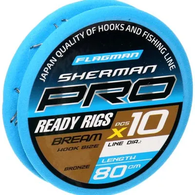 Przypon gotowy Flagman Sherman Pro Bream Ready Rigs