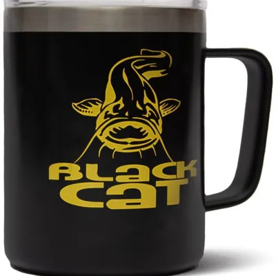 Kubek termiczny Stainless Steel Thermal Mug Black Cat