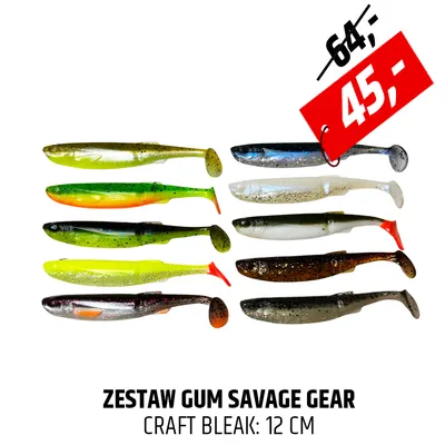 Zestaw gum spinningowych Savage Gear Craft Bleak