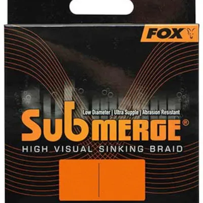 Plecionka FOX Carp Submerge Naturals Orange