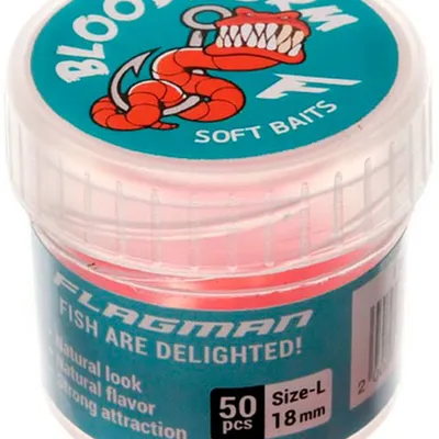 Sztuczne robaki Flagman Blood Worm Red