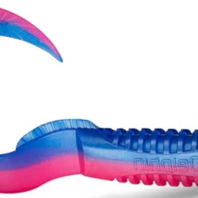Guma spiningowa Delphin TwistaX Eeltail Uvs