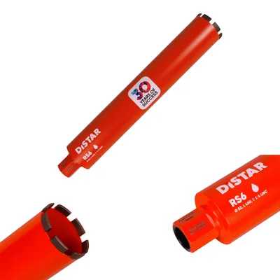 DISTAR Koronka Diamentowa Do Wiertnicy Wiertło Koronowe 82mm 1 ¼” Na Mokro