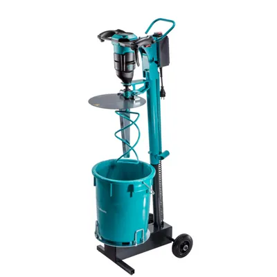 Collomix oneMIX 340 Mobilna Mieszarka Jednopojemnikowa z obrotowym Wiadrem 1800W 230V