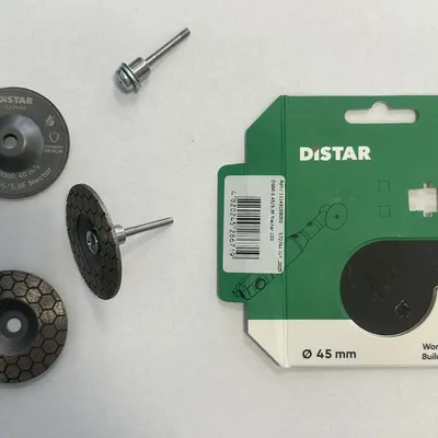 DISTAR Nectar Tarcza diamentowa 45mm do Cięcia i Szlifowania + Trzpień do PROXXON