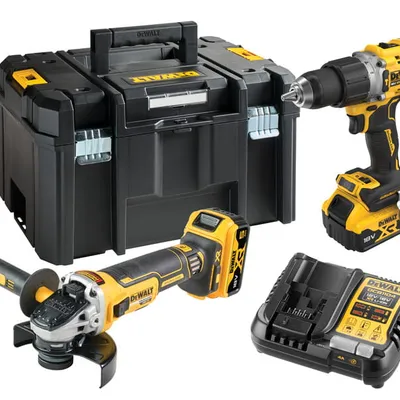 DCK2026P2T DEWALT ZESTAW COMBO DCD805, DCG405 2x5Ah TsTak 18V XR