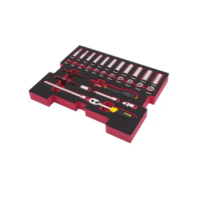 Stanley Zestaw Kluczy Nasadowych do T-STAK 1/4" 48-częściowy - FMHT0-74295
