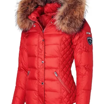 ROCKANDBLUE ZORA 65 cm - Krótka puchowa kurtka z kapturem